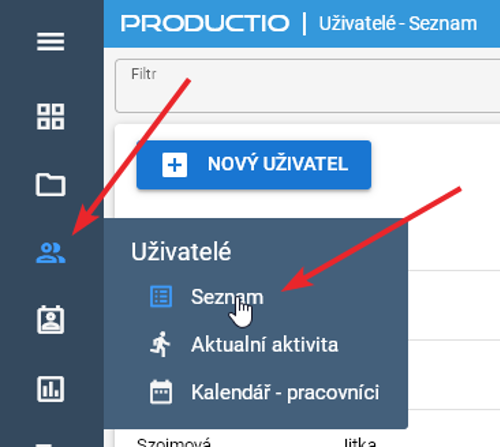 Uzivatele Seznam